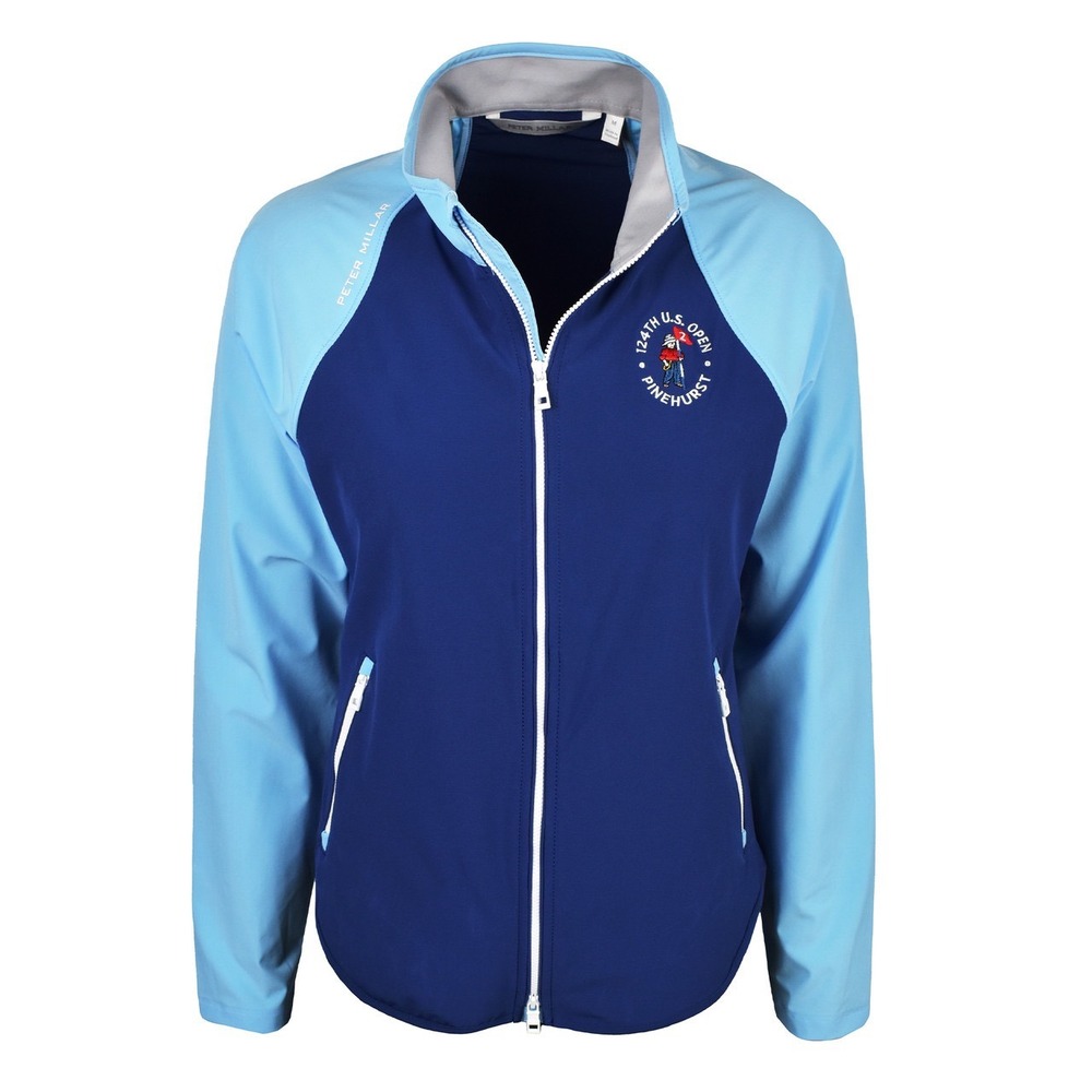 Peter Millar USGA 124th US Open Pinehurst Full Zip Jacket Mens XXL Navy Blue NEW